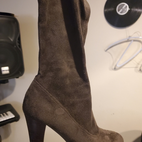 Nine West Dark Brown high boots size 7 - Picture 5 of 9